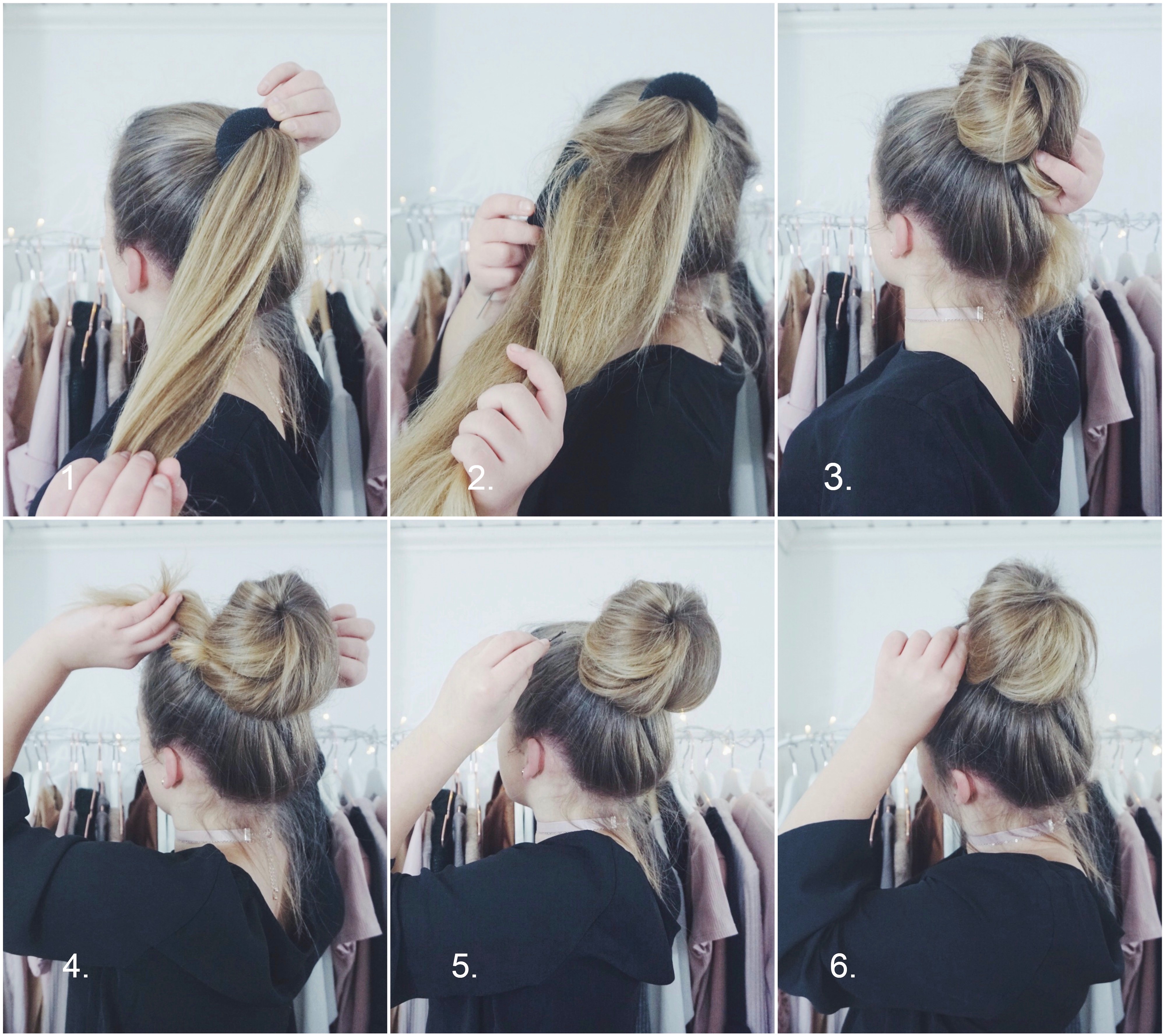 Messy Bun Hair Tutorial Cornelia Myrberg